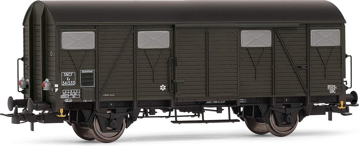 Jouef - Sncf 2-axle Covered Wagon K With Rear Light Iii (12/21) * - JOU-HJ6216