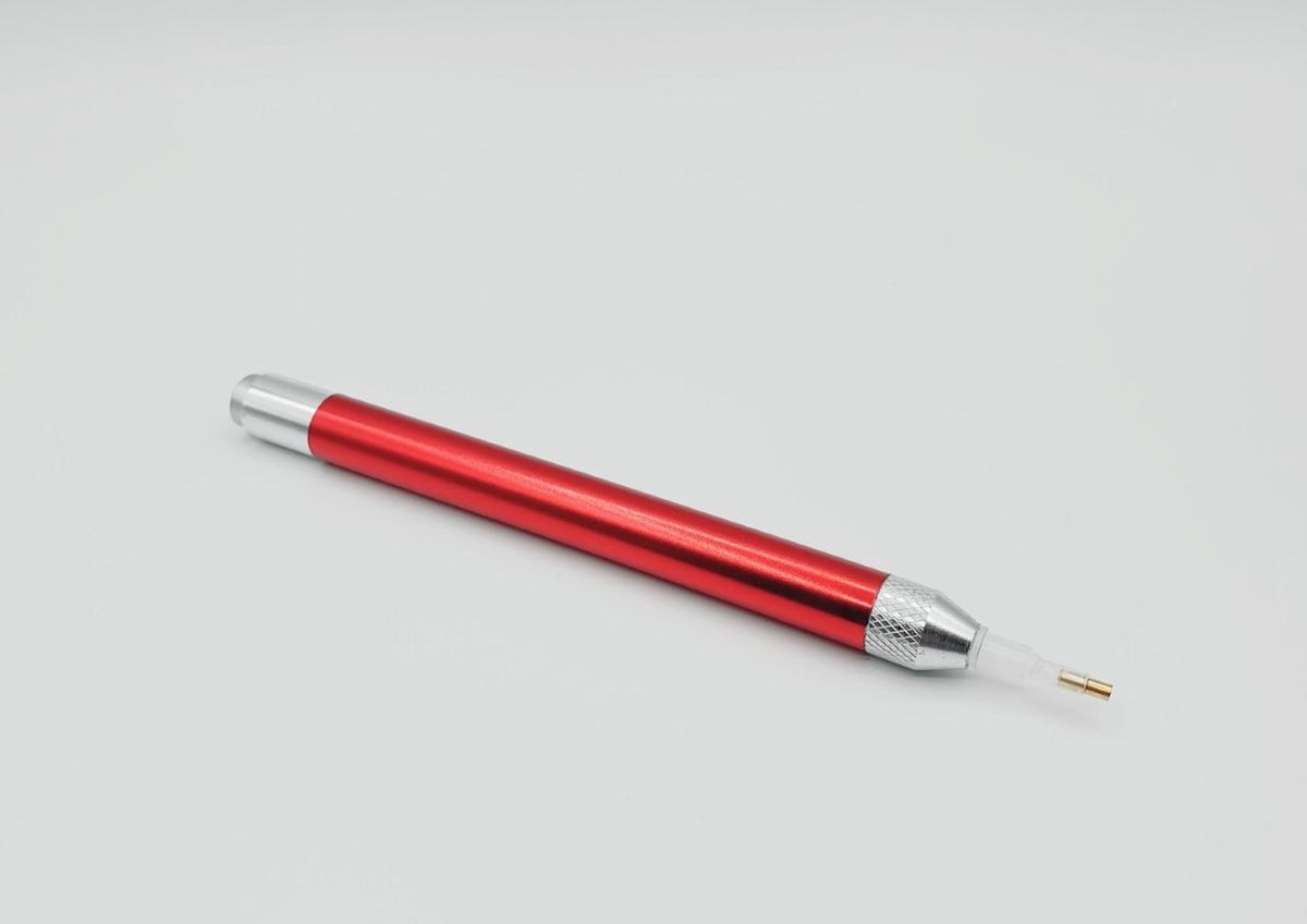 Diamond Painting pen met licht - Rood