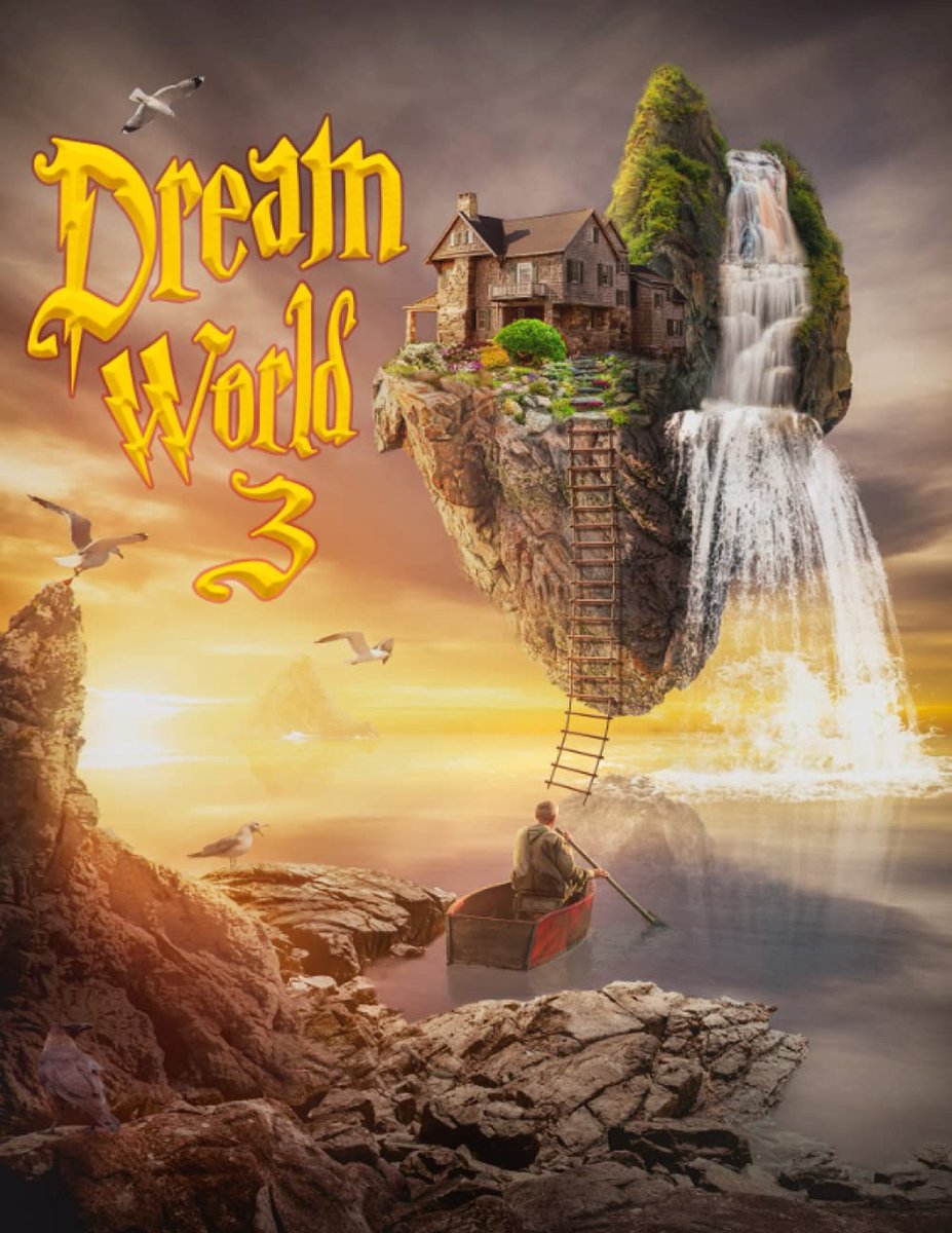 Dream World 3 Grayscale Coloring Book - Karlon Douglas