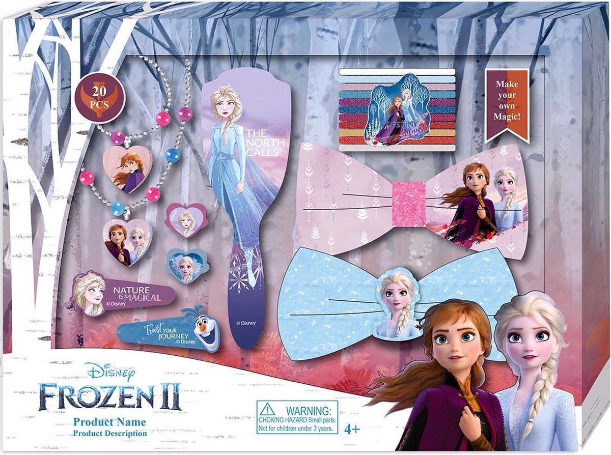 Kids Licensing Haaraccessoires En Kam Frozen 2 Meisjes Staal 20-delig