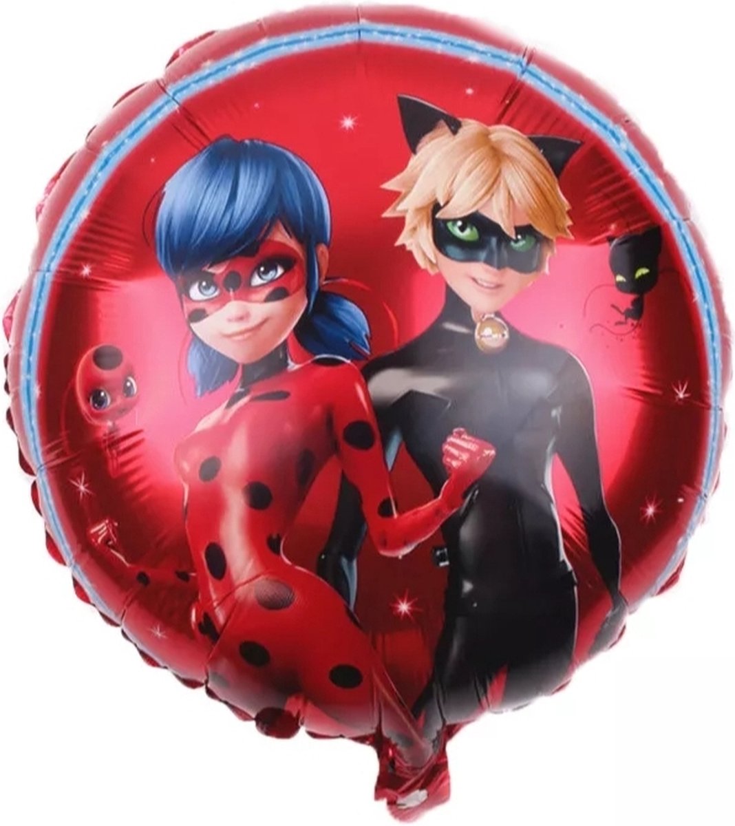 Ballon Ladybug 45 cm , folieballon , Kindercrea