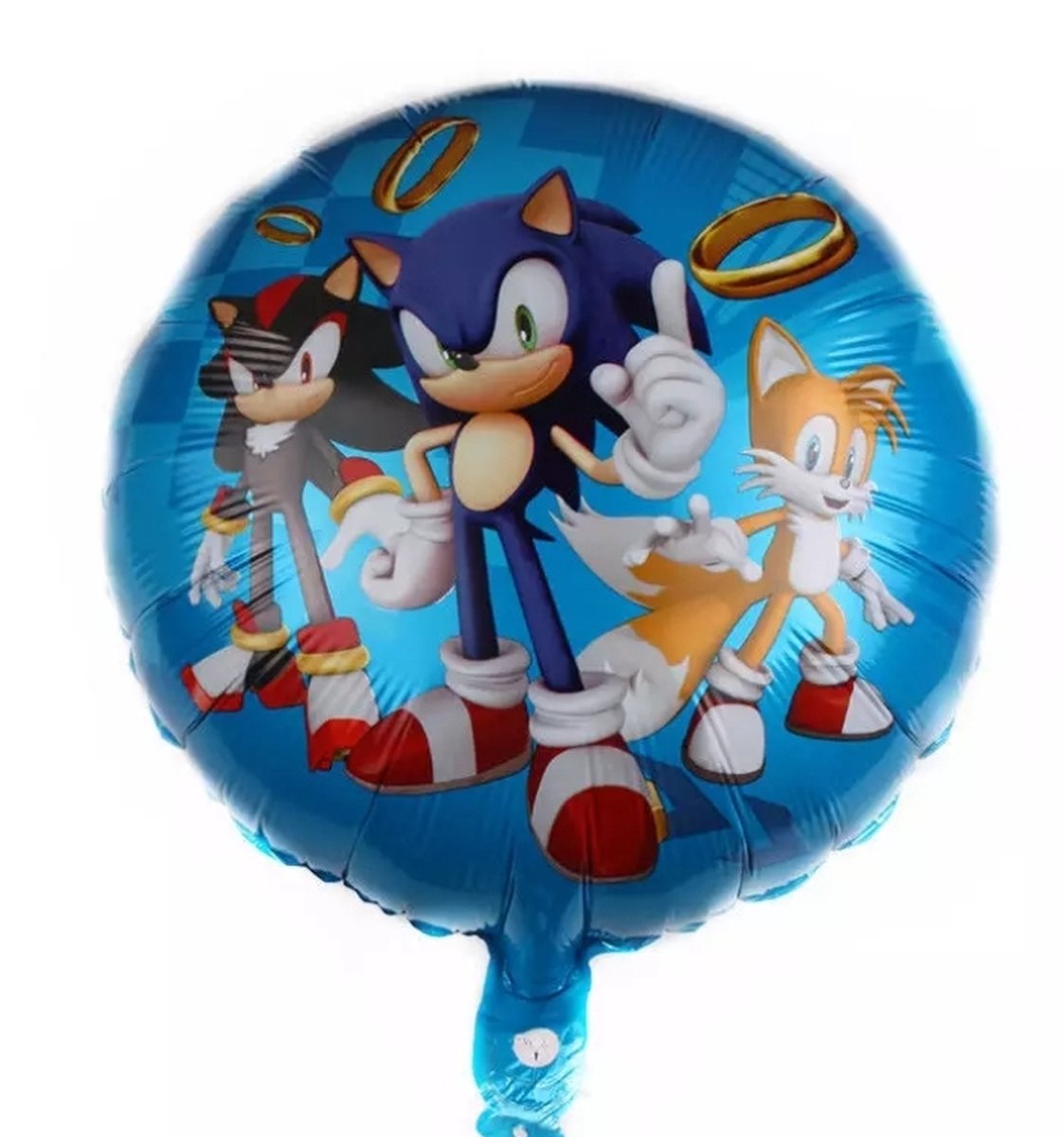 Ballon Sonic the hedgehog, Folieballon kindercrea