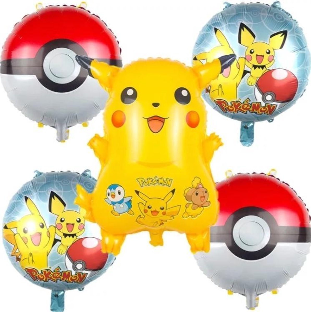 Ballonboeket Pokemon, 5 delig, kindercrea