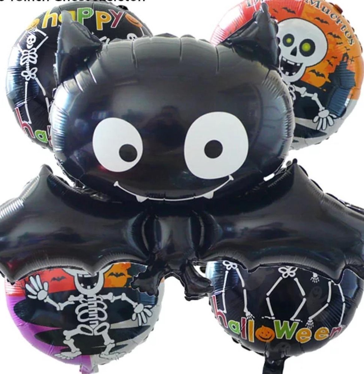 Ballonboeket Vleermuis (Halloween), Kindercrea