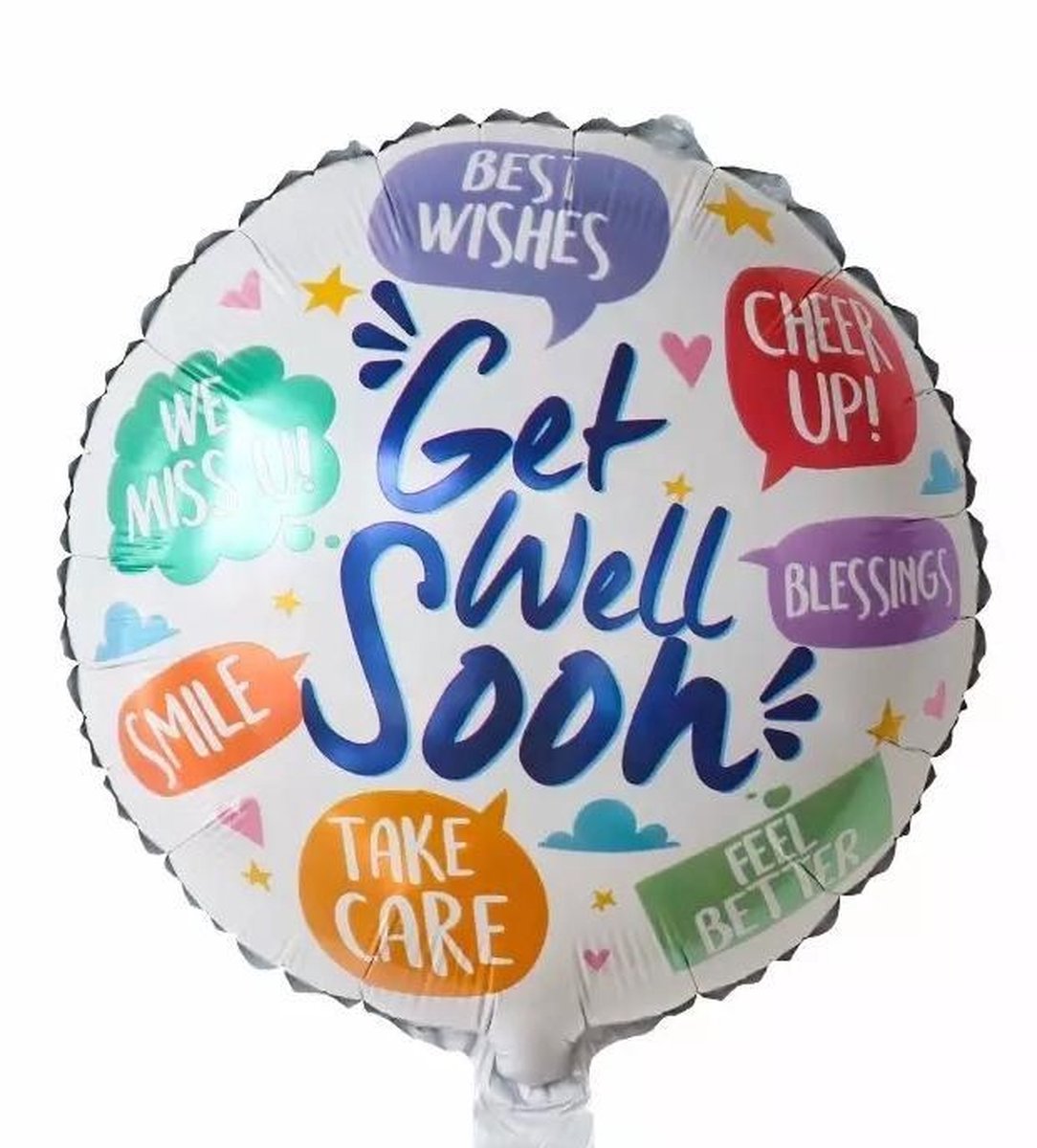 Beterschaps Ballon, get well soon, 40cm kindercrea