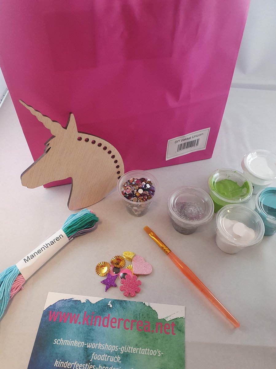 DIY knutselpakket Unicorn, indercrea