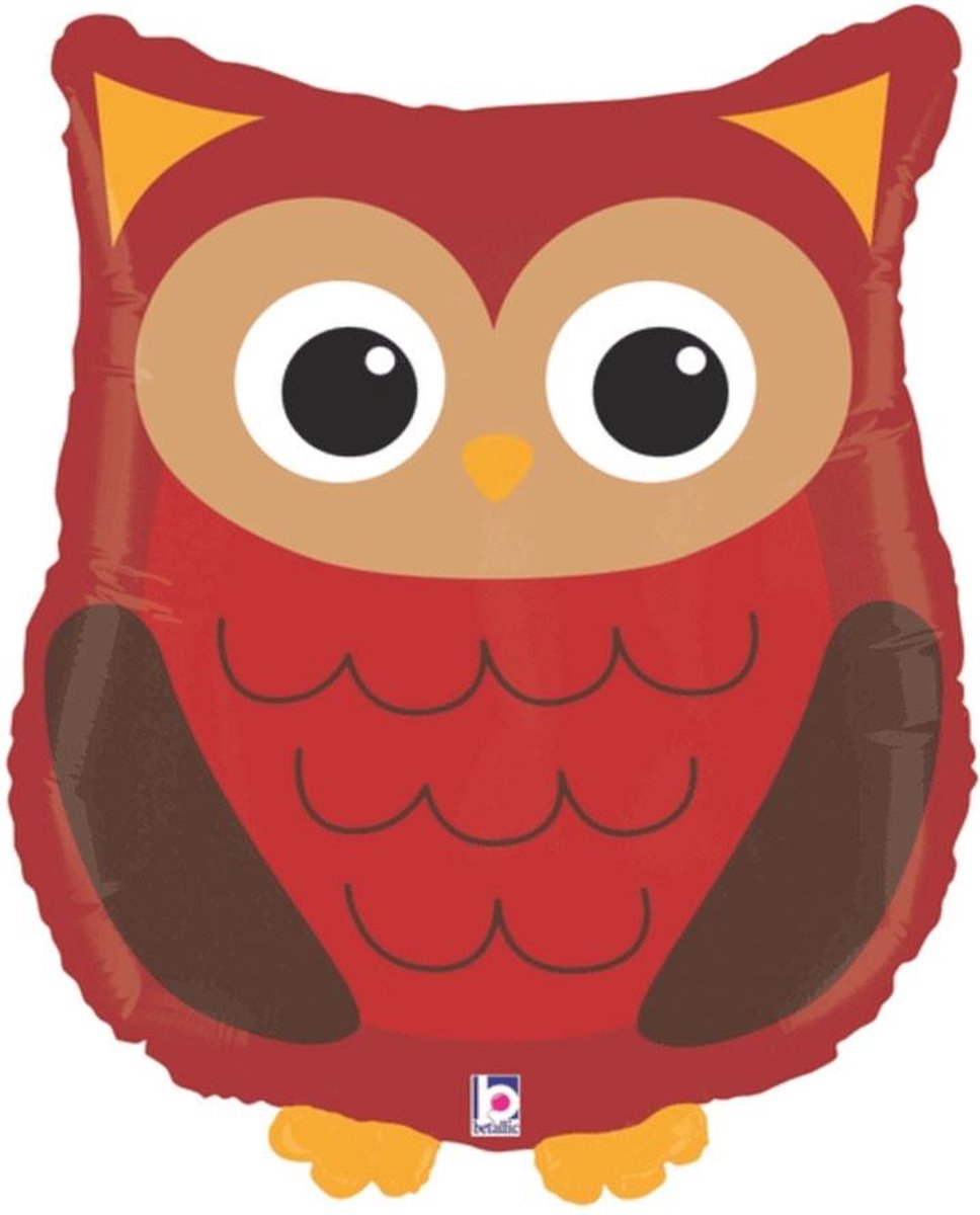 Folie ballon Uil ,owl 66cm kindercrea