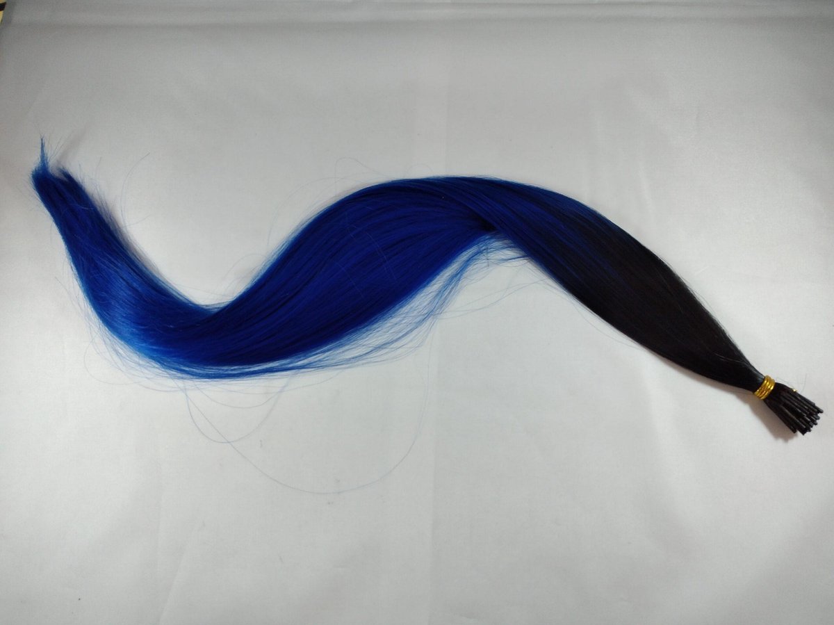 Haar extention zwart blauw nr 10