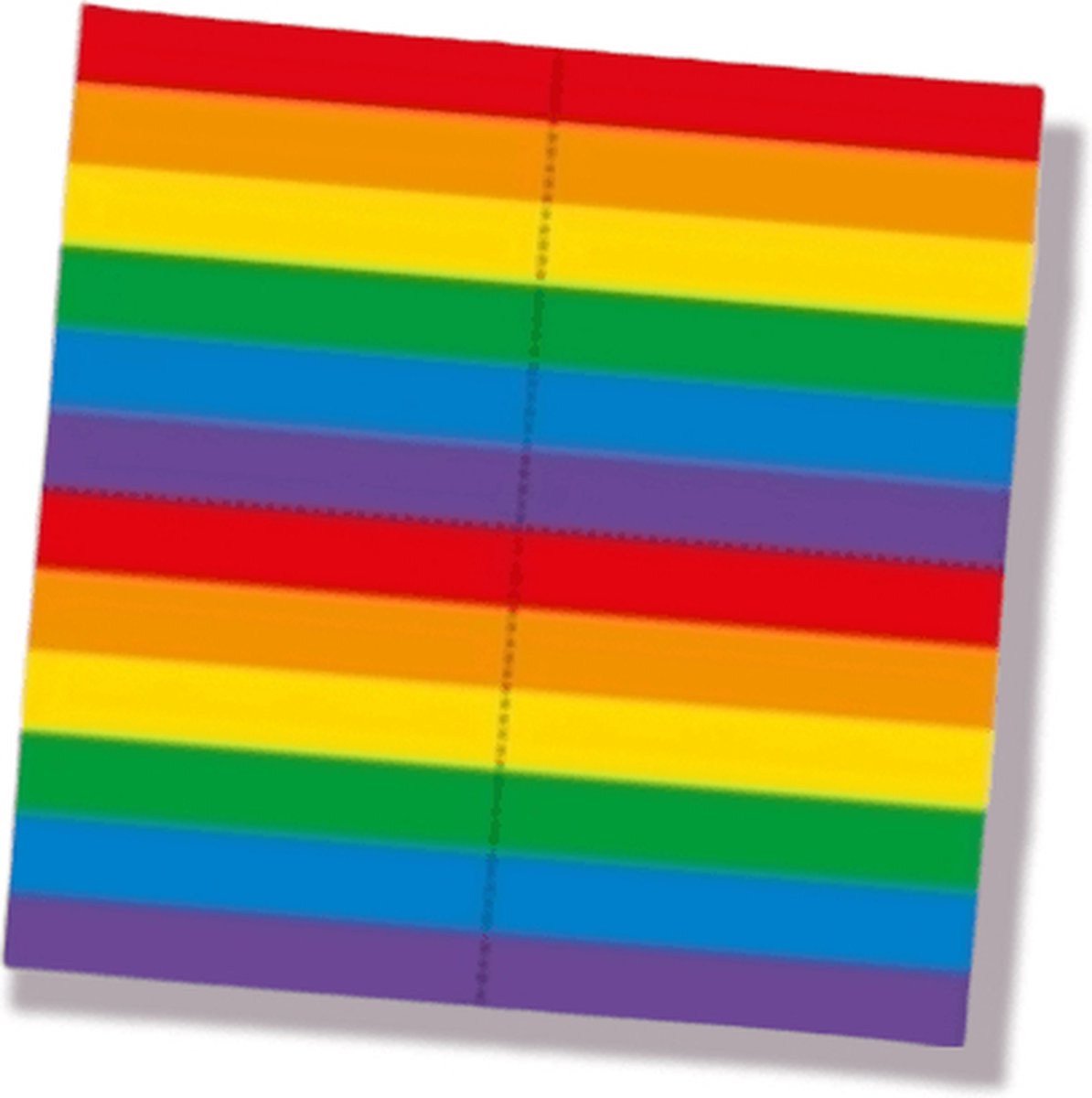 Papieren servetten regenboog ,12 st - 33 x 33 cm