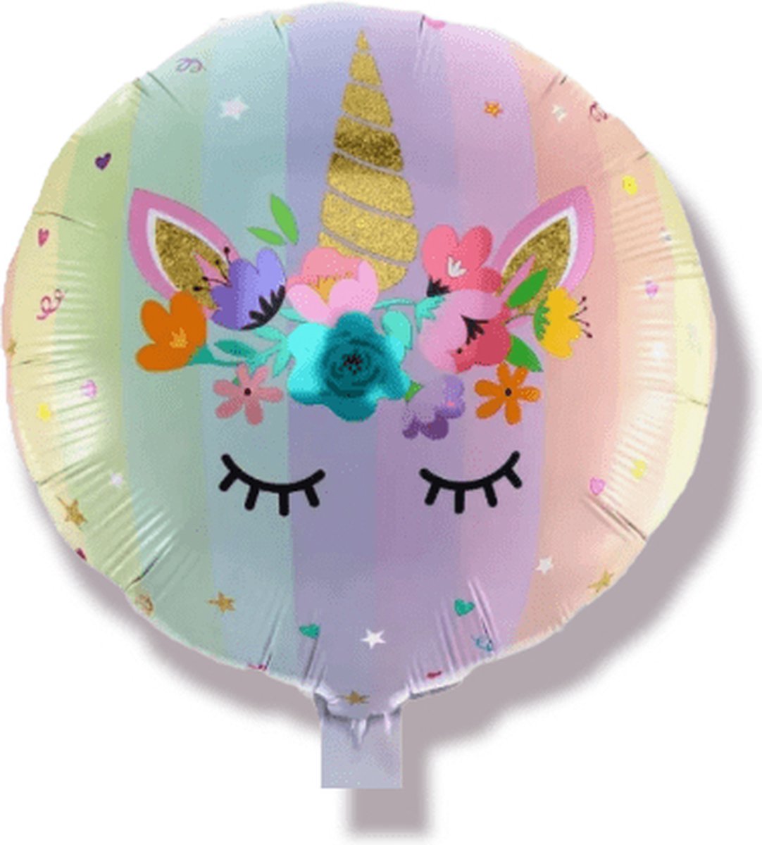 Unicorn ballon, eenhoorn 45cm kindercrea