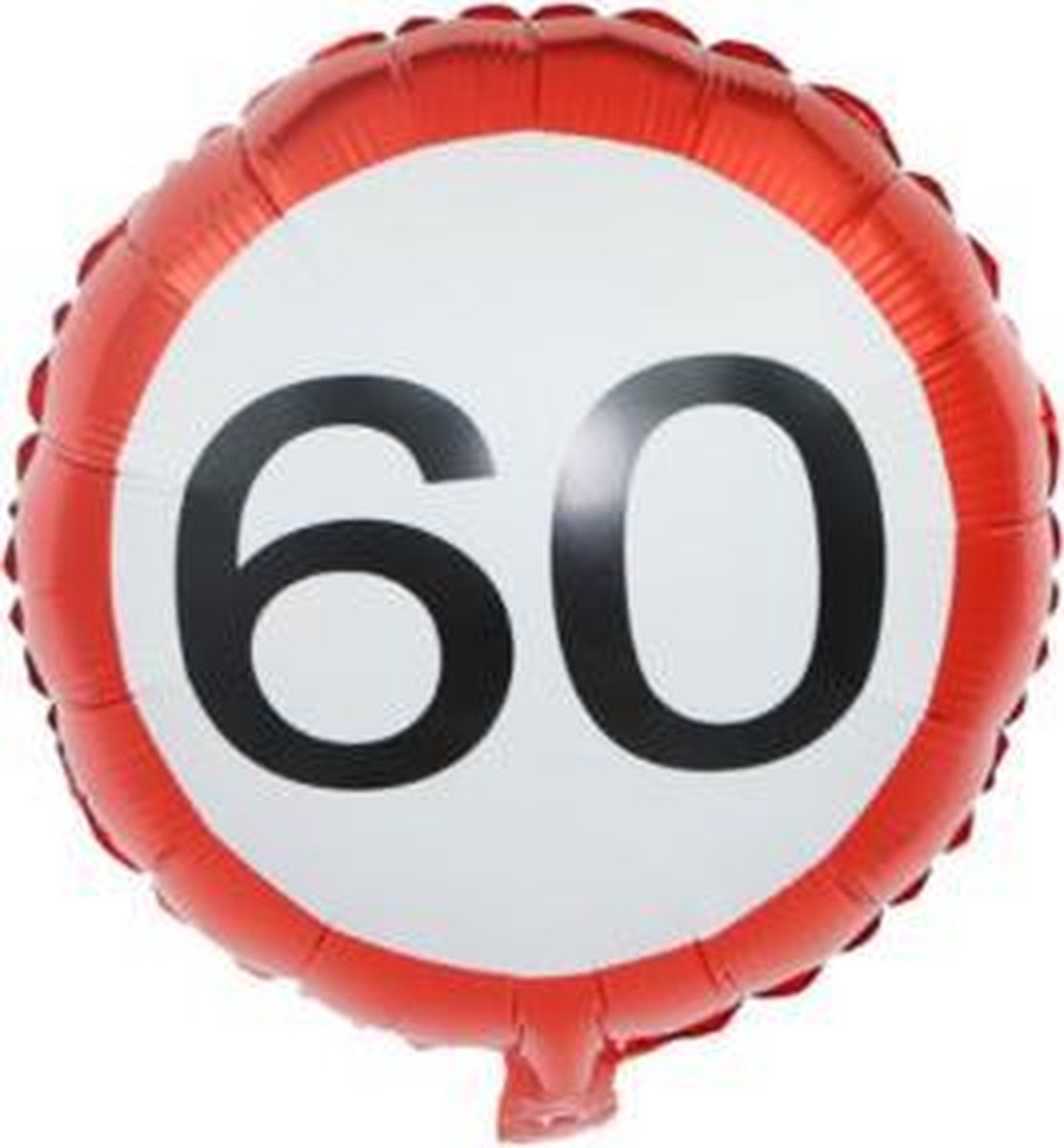 Verkeersbord Ballon 60 Jaar, kindercrea