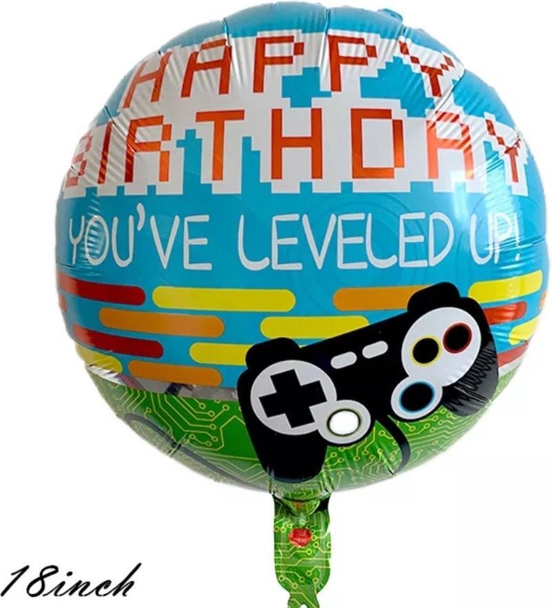 ballon game, happy birthday 18 inch