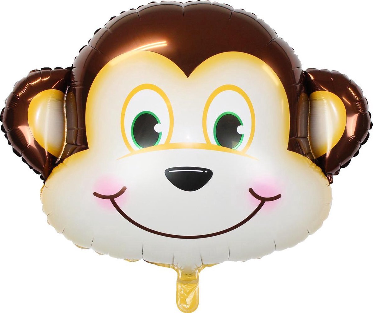 folie ballon Aap, 40x30cm 2 stuks Kindercrea