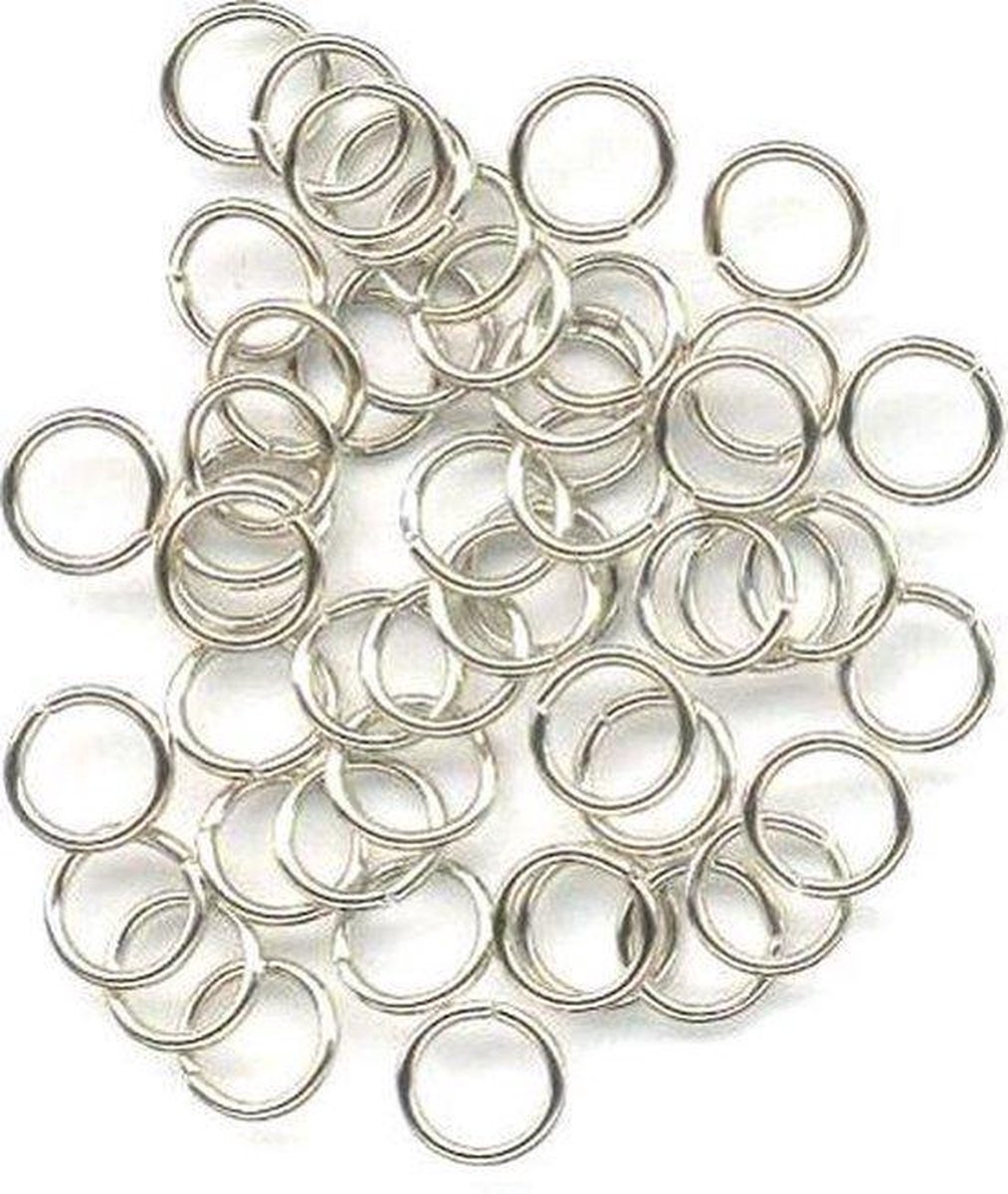 jump ring 6mm, sluitring, split ringen sieraden maken  