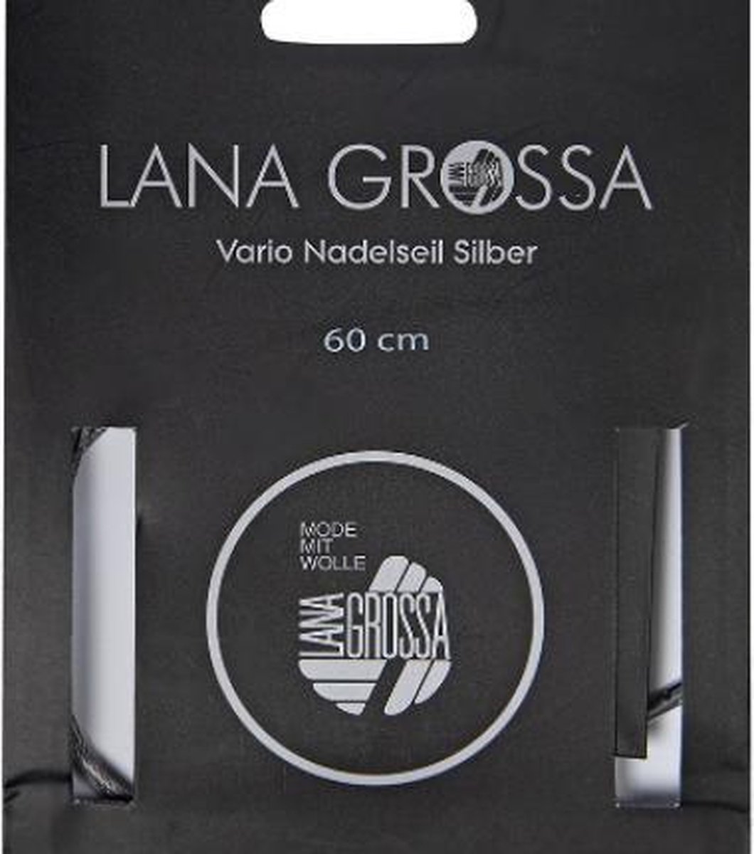 Lana Grossa Verwisselbare Kabel Vario staal 120 cm  (voor verwisselbare naalden)