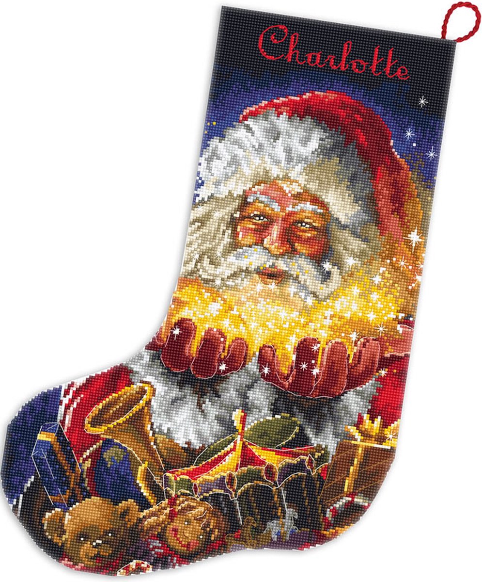 Leti Stitch Christmas Miracle Stocking borduren (pakket) L8050