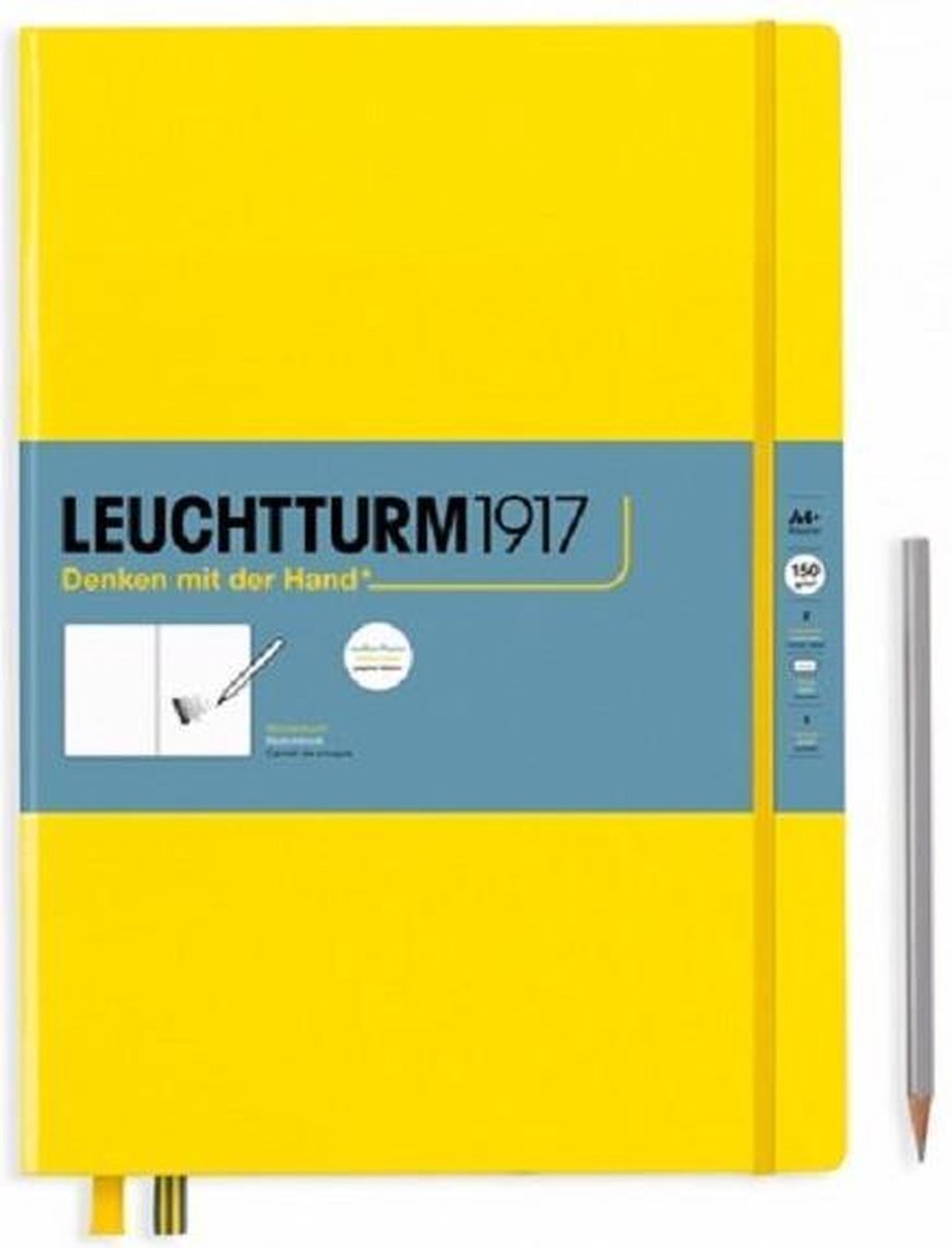 Leuchtturm1917 A4+ Master Schetsboek met harde kaft Citron