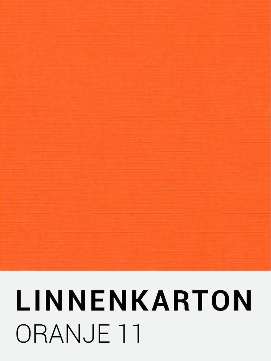 Linnenkarton 11 Oranje 30,5x30,5cm  240 gr.