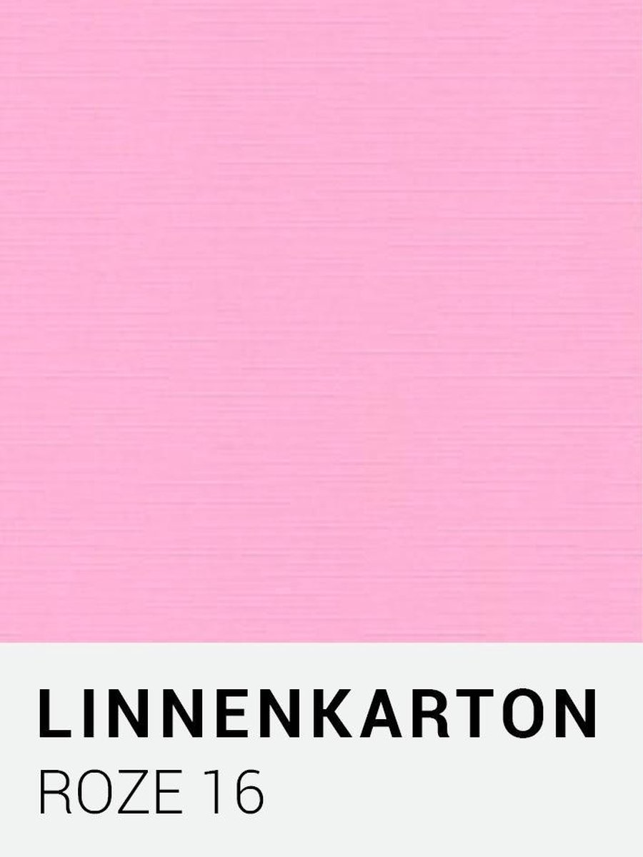 Linnenkarton 16 Roze 30,5x30,5cm  240 gr.