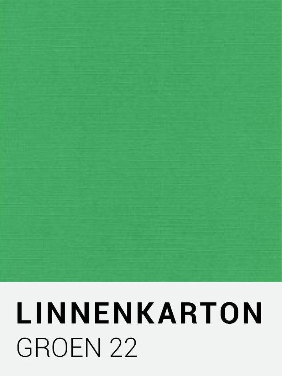 Linnenkarton 22 Groen 30,5x30,5cm  240 gr.