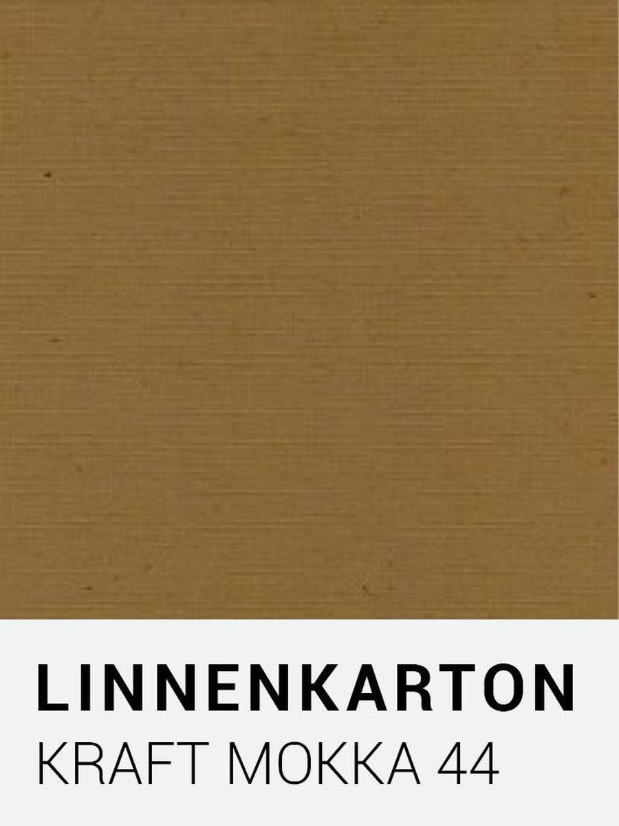 Linnenkarton 44 Kraft mokka 30,5x30,5cm  240 gr.