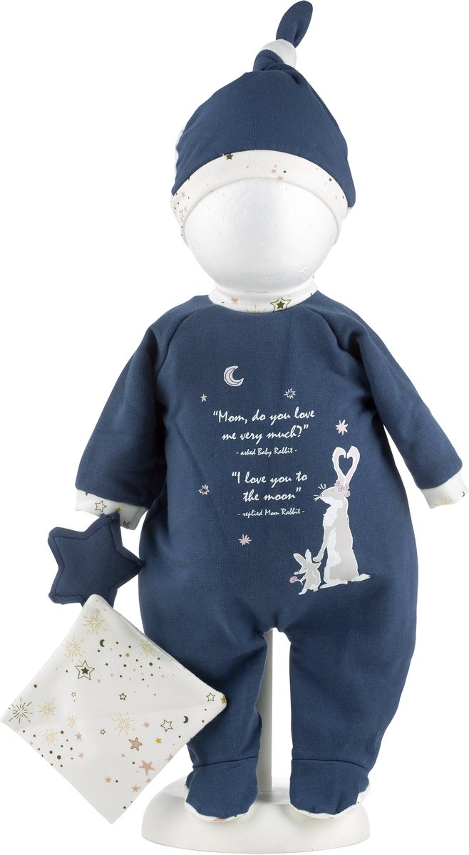 Llorens Poppenkleding set donkerblauw voor pop maat 40 cm t/m 42 cm