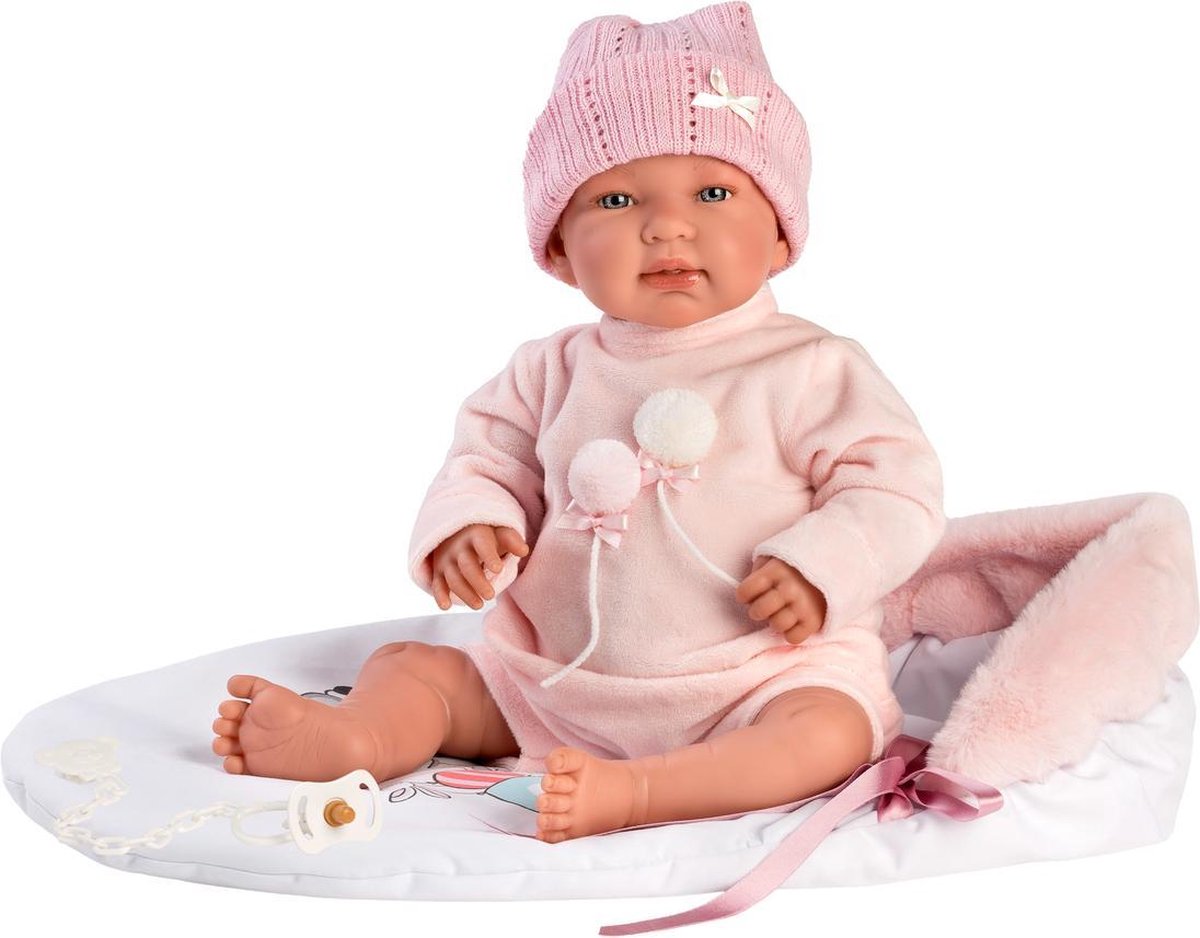 Llorens pop TINA CON SAQUITO ORUGA 44 cm