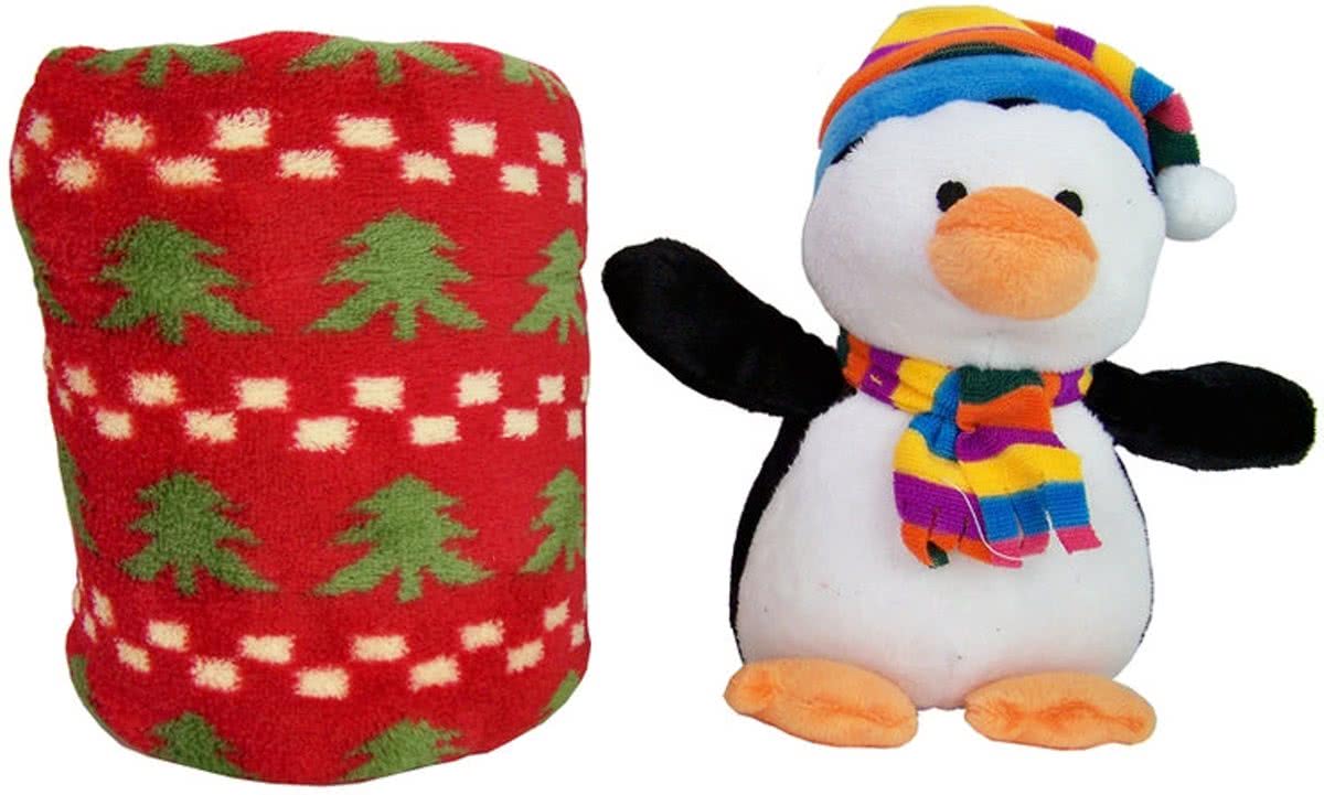 Fleece Deken met Pinguin