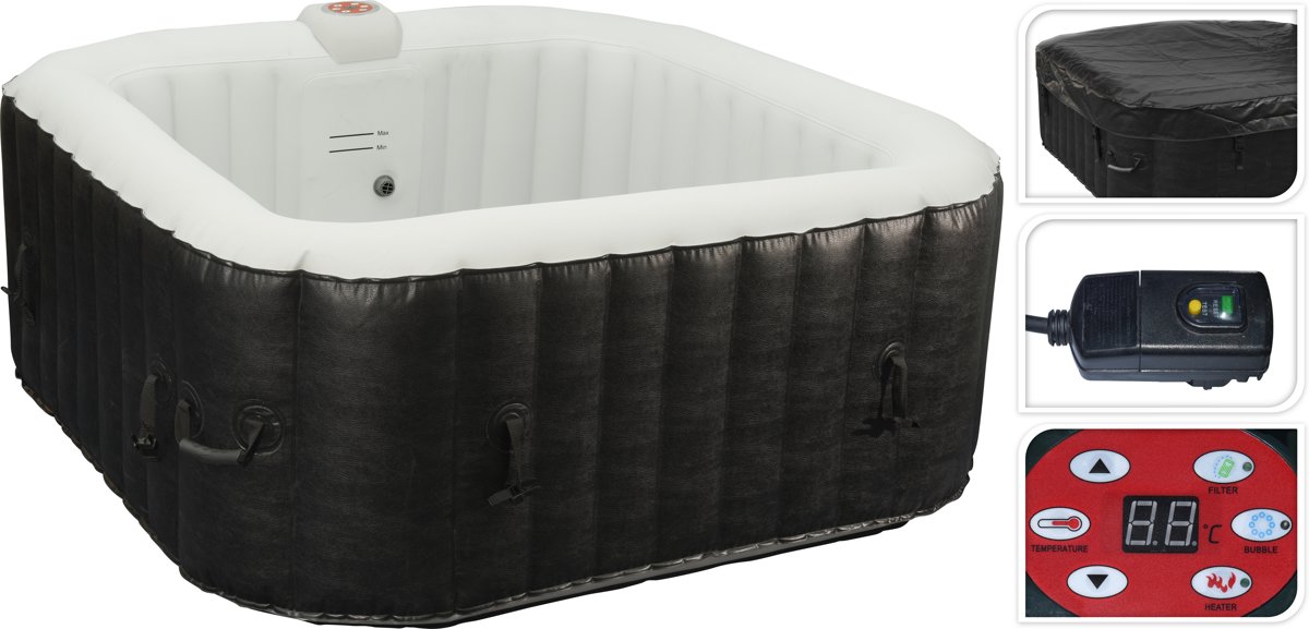 Jacuzzi / Bubbelbad Opblaasbaar (145 cm)