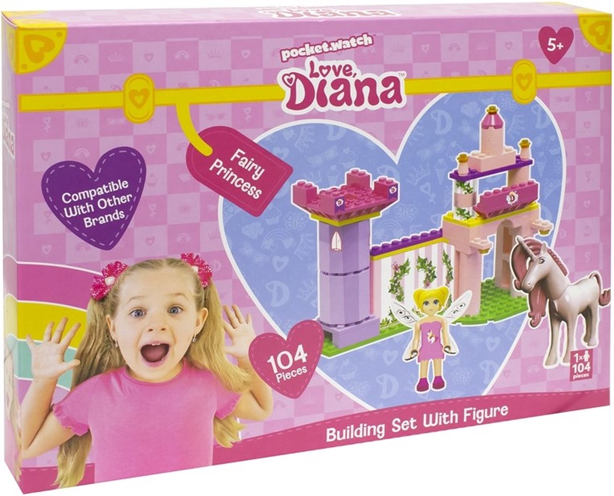 LOVE DIANA CONSTRUCTIE SET 104-103-108 DELIG 3 ASSORTI 23X30,5CM