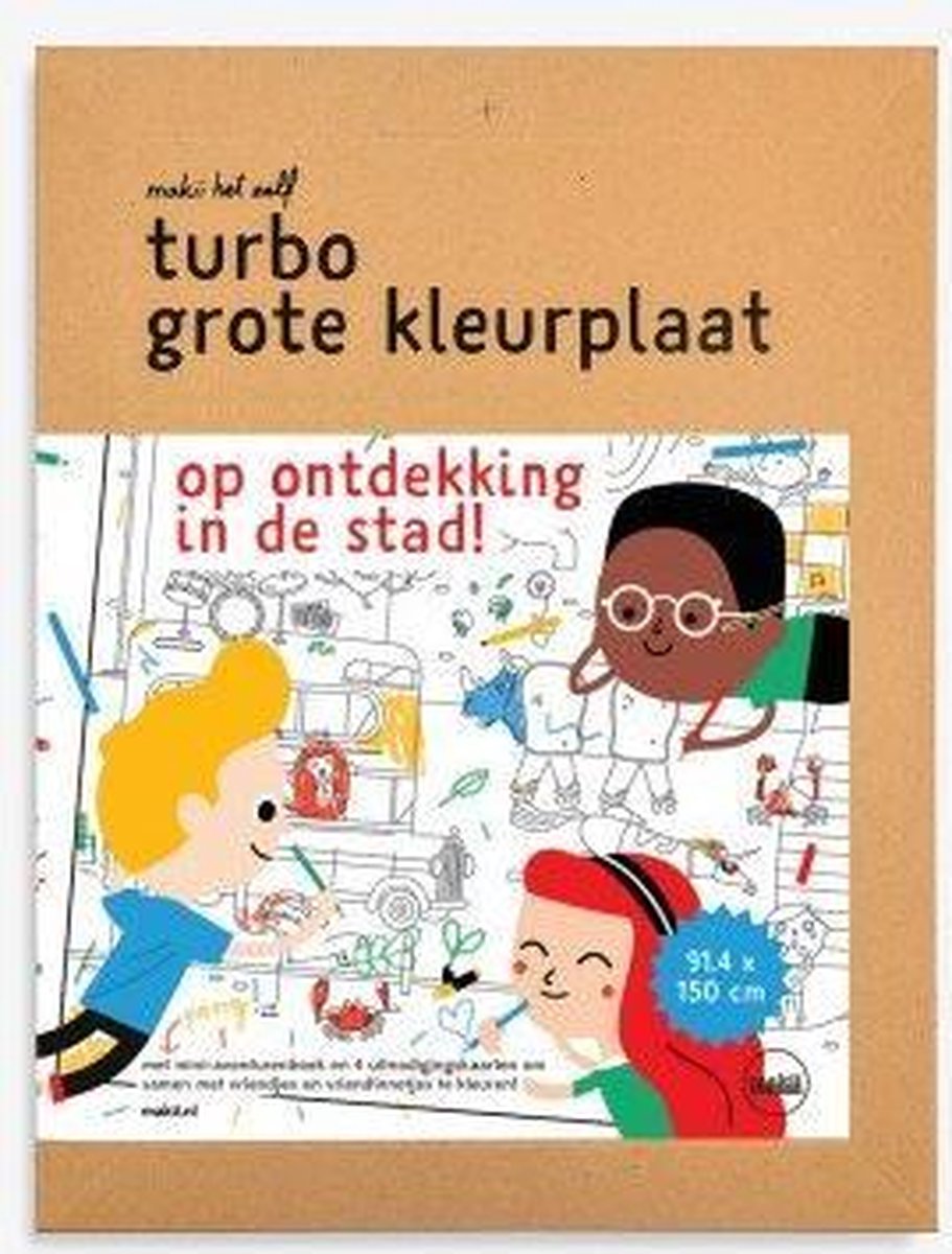 Turbo Grote Kleurplaat Stad