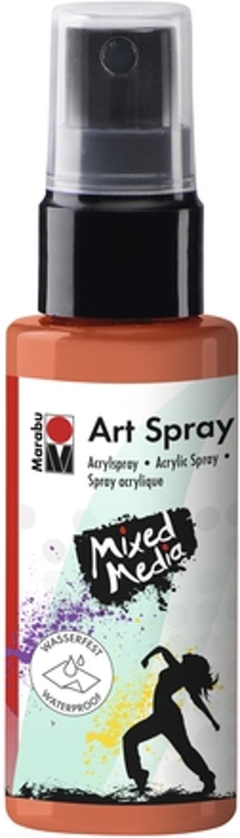 Art Spray 50ML - Oranje-Rood