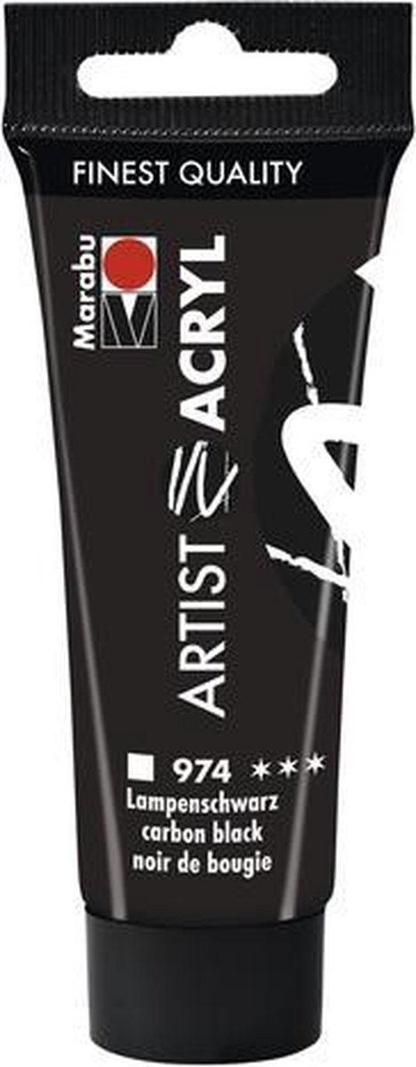 Artist Acryl 22 ML - Roetzwart