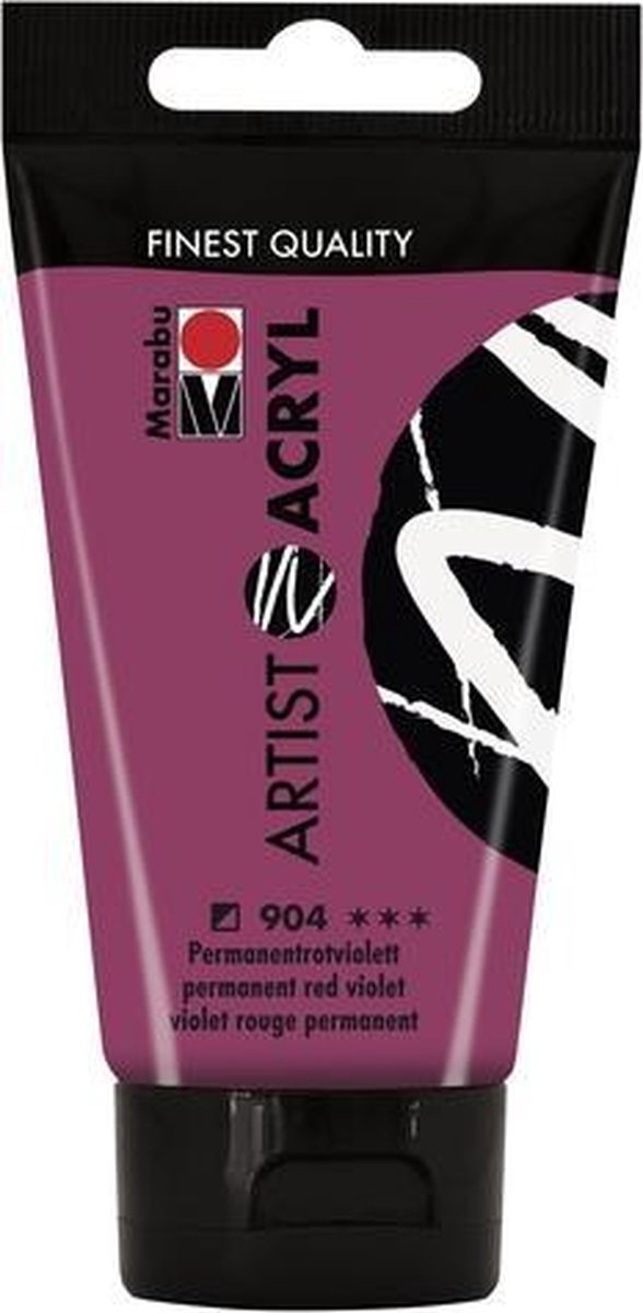 Artist Acryl 75 ML - Permanent Roodpaars