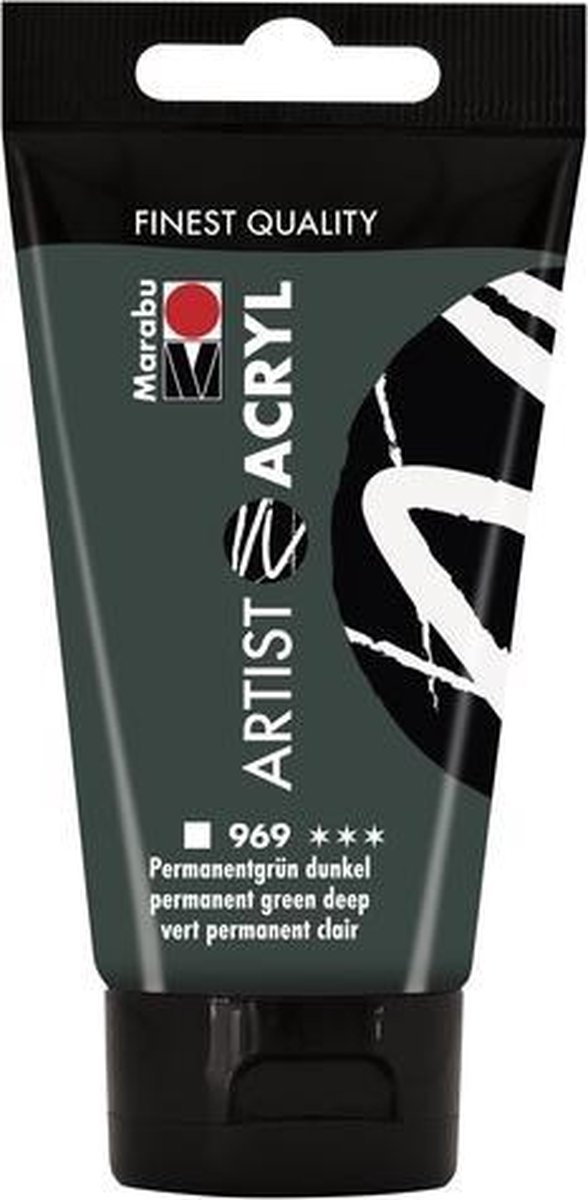 Artist Acryl 75 ML - Permanentgroen Donker