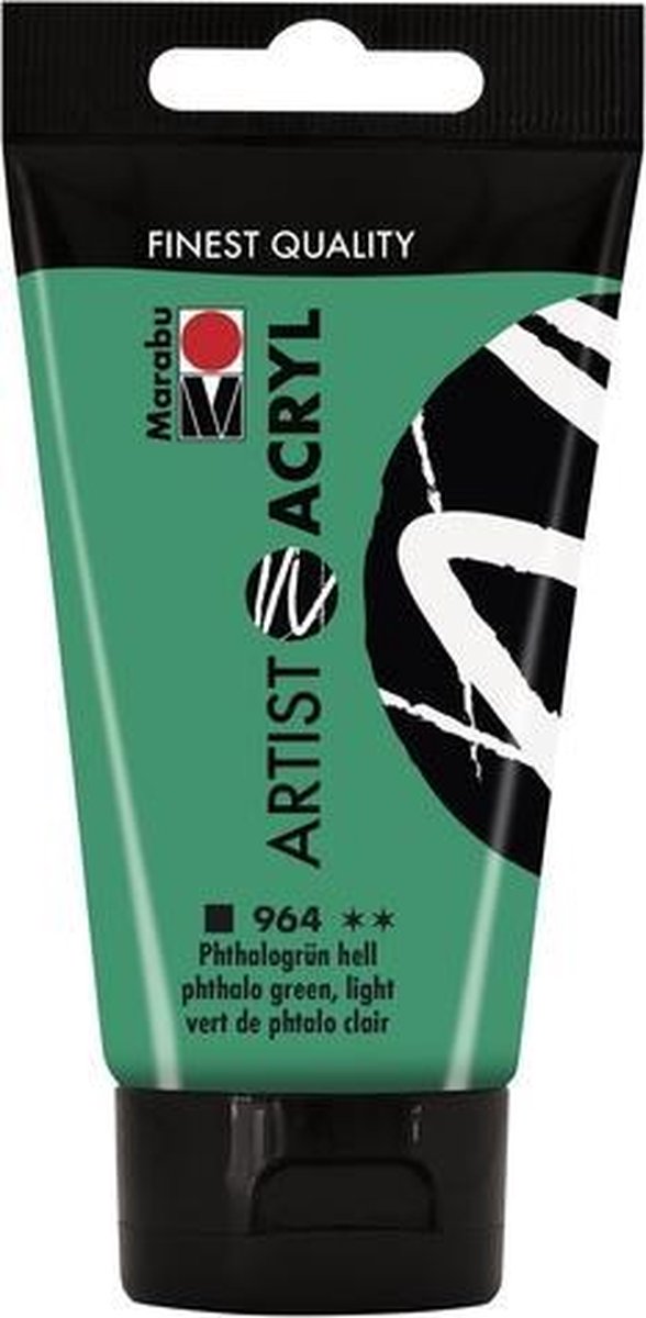 Artist Acryl 75 ML - Phthalogroen Licht