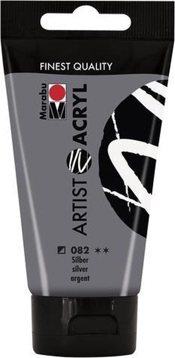 Artist Acryl 75 ML - Zilver