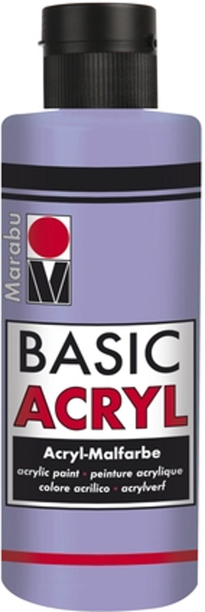 Basic Acryl busje 80 ML - Lavendel