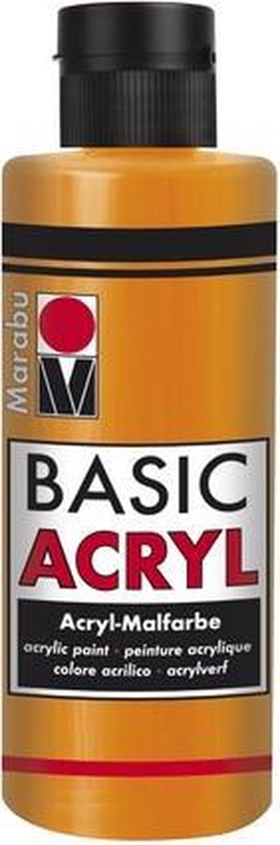 Basic Acryl busje 80 ML - Mandarijn