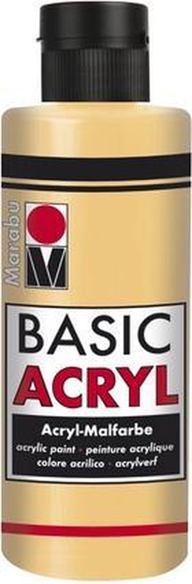 Basic Acryl busje 80 ML - Perzik