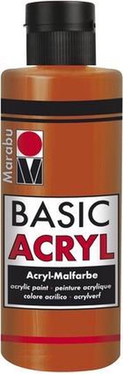 Basic Acryl busje 80 ML - Terra cotta