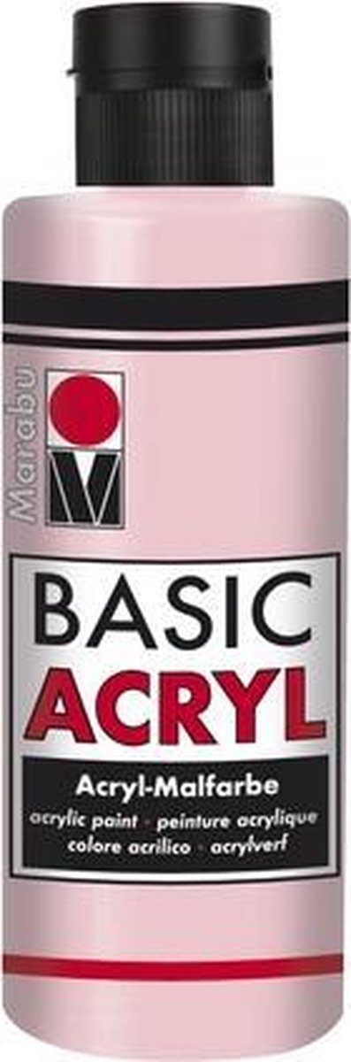 Basic Acryl busje 80 ML - Wild Roze