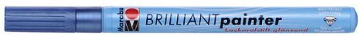 Brilliant painter 1-2 mm - Blauw metallic