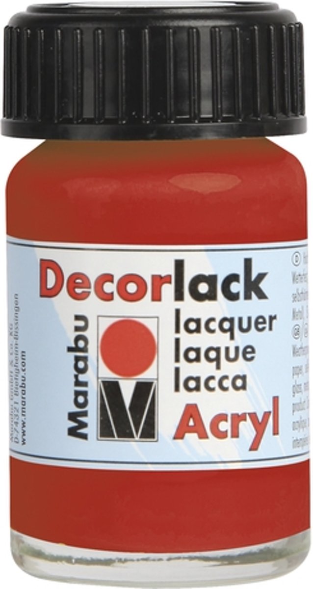 Decorlack-acryl 15 ml - Geranium