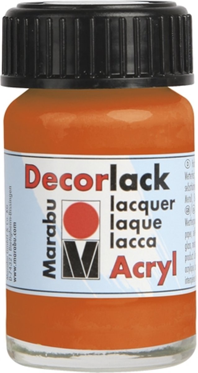 Decorlack-acryl 15 ml - Oranje