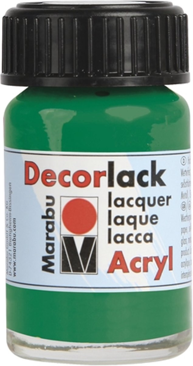 Decorlack-acryl 15 ml - Sapgroen