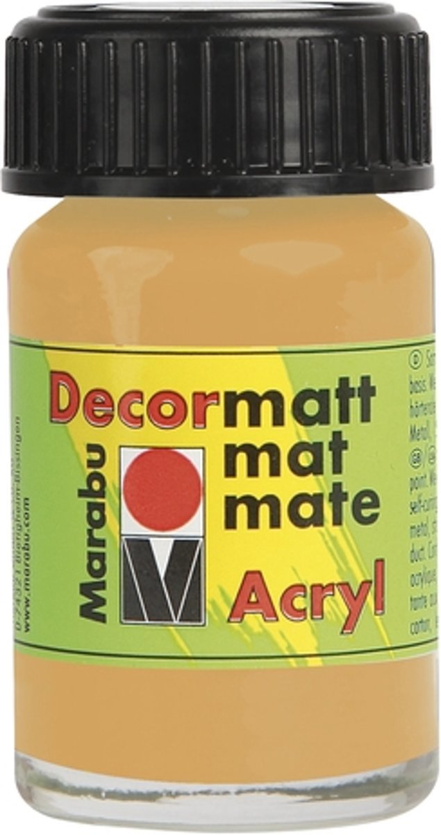 Decormatt acryl 15 ml - Goud  Metallic