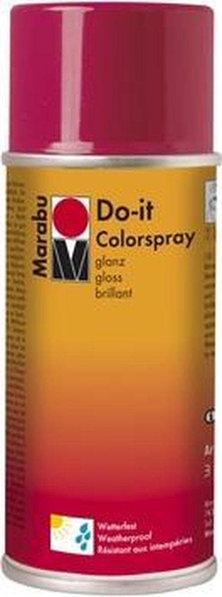 Do-It  Hoogglanzende  acrylverf Spuitbus 150 ml - Rood glanzend