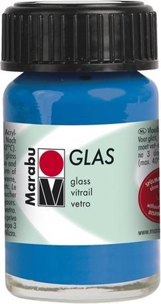 Glas 15 ml - Gentiaan