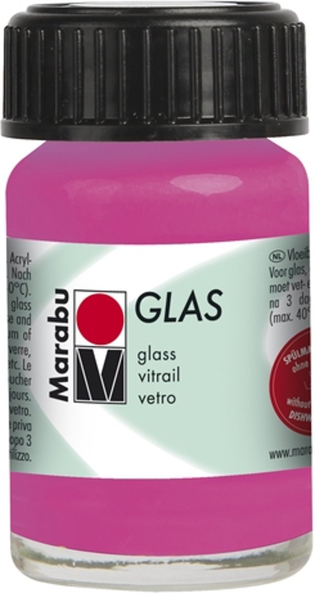 Glas 15 ml - Roze